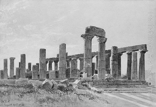 William Stanley Haseltine Girgenti (The Temple of Juno Lacinia at Agrigentum)